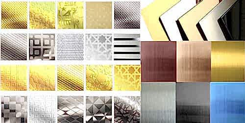 dekoratif paslanmaz sac