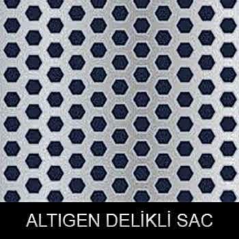 paslanmaz altıgen delikli sac