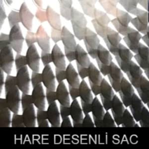 hare desen paslanmaz sac