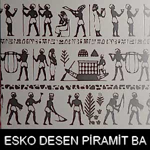 Paslanmaz Piramit Gümüş Desenli Sac