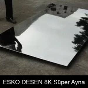 Paslanmaz Sac 8k Süper Ayna Sac