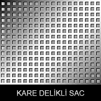paslanmaz kare delikli sac