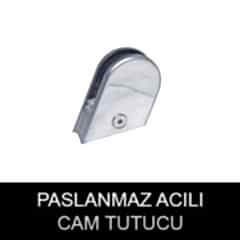 paslanmaz acili cam tutucu