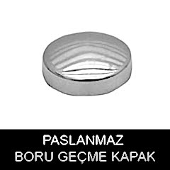 paslanmaz boru geçme kapak