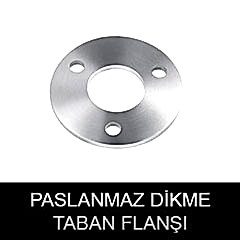 paslanmaz dikme taban flanşı