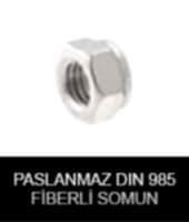paslanmaz dın 985 fiberli somun
