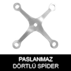 paslanmaz dörtlü spider