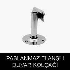 paslanmaz duvar kolçağı konsolu flansli
