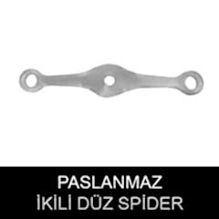 paslanmaz ikili düz spider