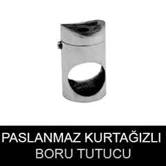 paslanmaz kurt ağızlı boru tutucu