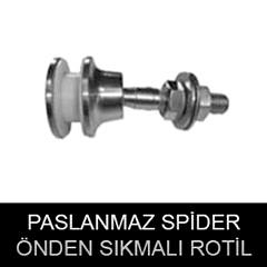 paslanmaz rotil önden sıkmalı