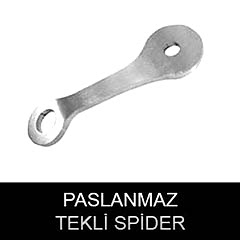 paslanmaz tekli spider