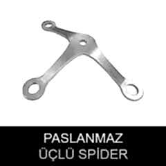 paslanmaz üçlü spider