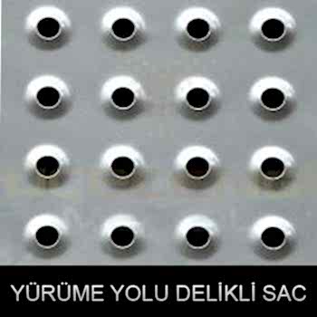 paslanmaz yürüme yolu delikli sac